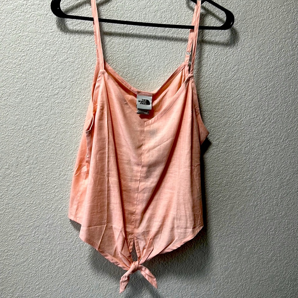 North face pink tank top